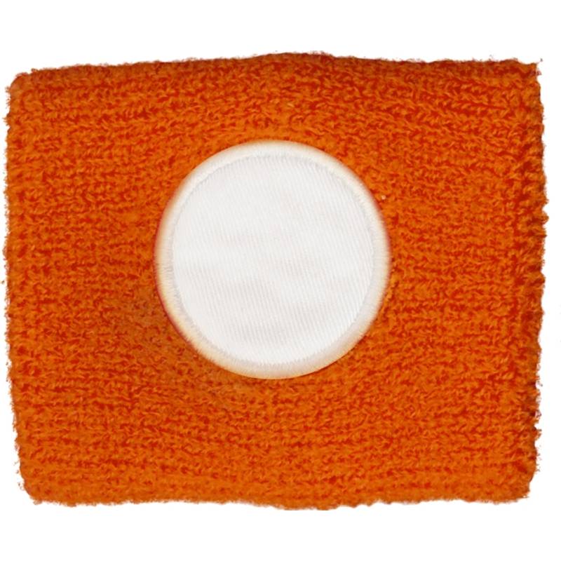 Bavlnené elastické potítko, oranžová